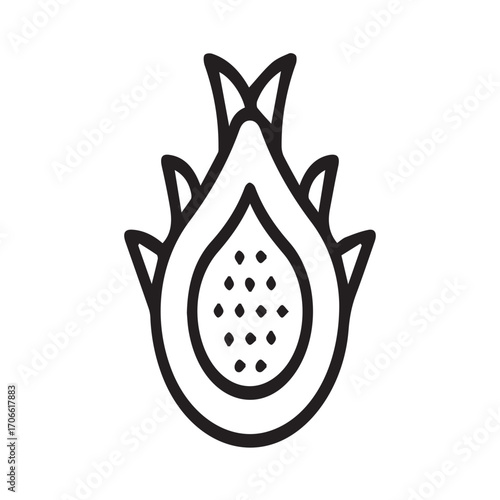 Dragon Fruit Sketch