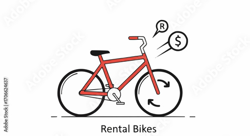 Find affordable bicycle rentals near you search for rental bikes and cycling tours for your next adventure vector