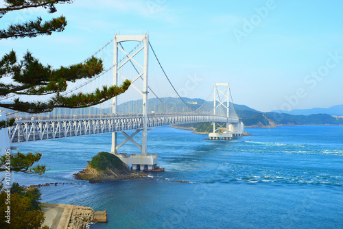 大鳴門橋　鳴門海峡大橋　鳴門海峡　渦潮　兵庫県南あわじ市