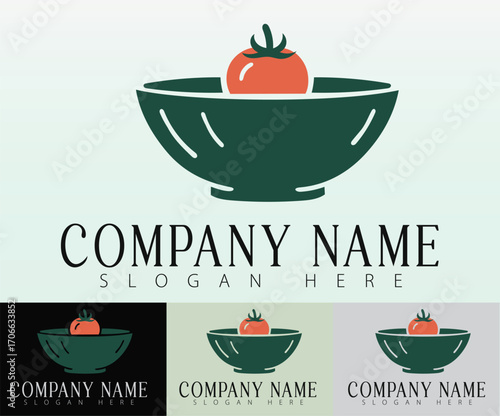 A simple illustration of a salad bowl.