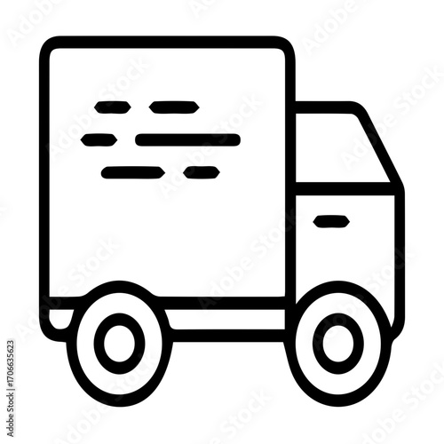 Moving truck icon