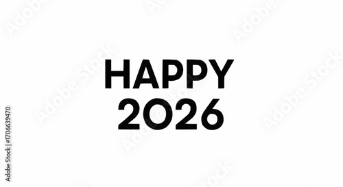 Happy new year 2026 happy new year greetings for the year of 2026 celebration with festive wishes and holiday cheer for everyone vector
