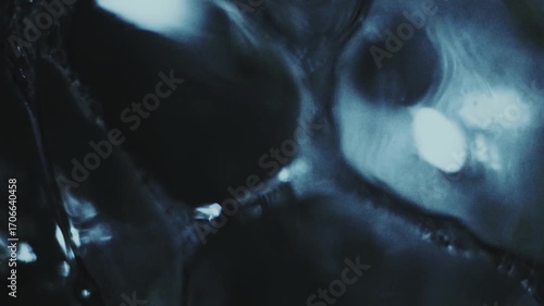 Microscopic Covid-19 Pandemic. Epidemic Biohazard Contamination.