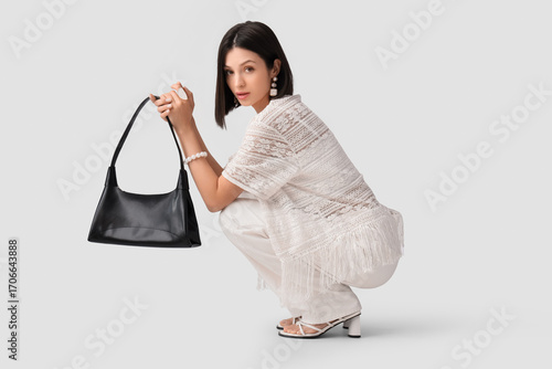 Beautiful young woman with ...