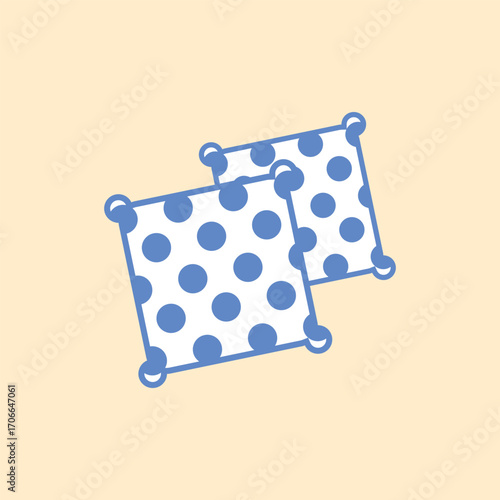 pillow abstract logo modern style