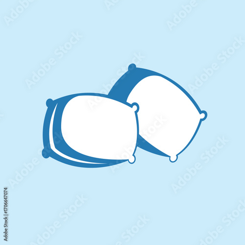 pillow abstract logo modern style