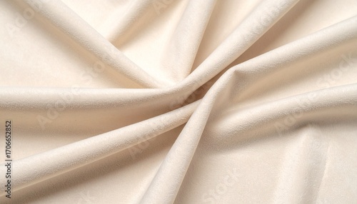 白い生地のクローズアップ