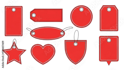 Discount Tags Vector Illustration Marketing and Promotion Labels Banners AI EPS PNG