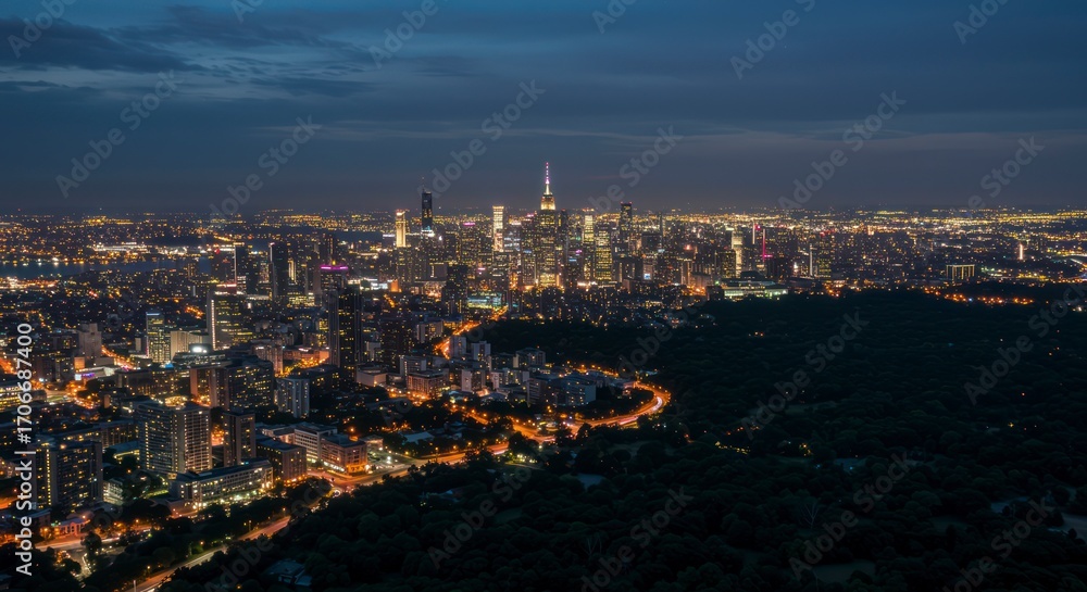 Obraz premium Cityscape at Night