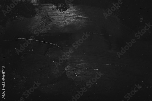 Wallpaper Mural Black grunge abstract background with Copy space - Aged photo overlay - Editor layer with finger smudges dirt and scratches design Torontodigital.ca