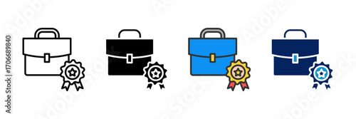Brand Identity Icon Set Multiple Style Collection