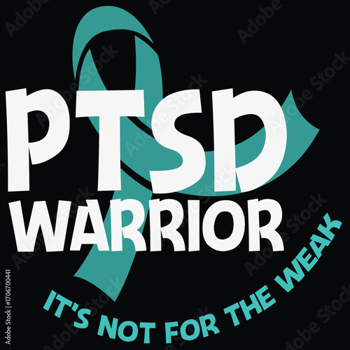 PTSD Warrior Its Not For Mental Health T-Shirt Design