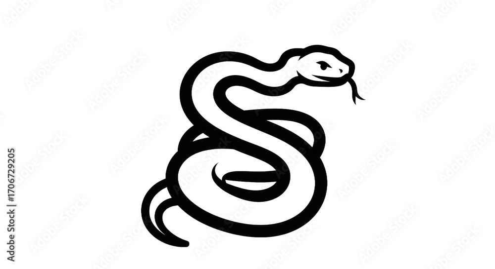 Naklejka premium Snake design graphic