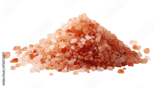 Pile of coarse, pinkish-red crystals (1)
