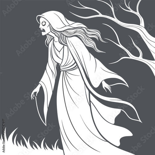 Banshee Wailing Ghost