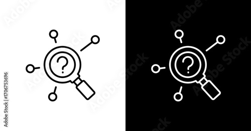 Root Cause White Icon Set Design