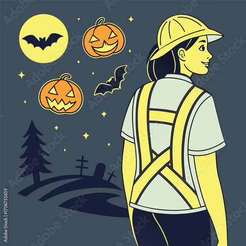 Reflective Halloween Safety Design