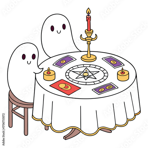 Seance Table for Summoning Spirits