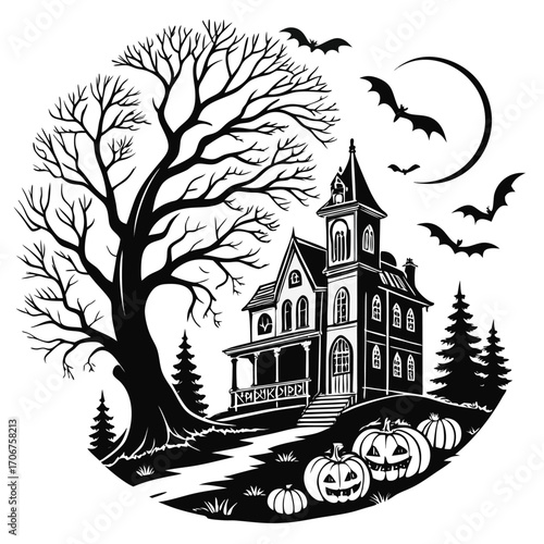 Victorian Gothic Era Halloween Design