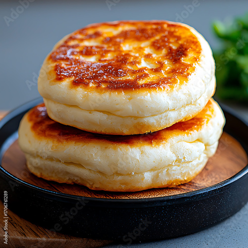 Delicious homemade pancakes kitchen food photography cozy environment close-up view comfort food inspiration