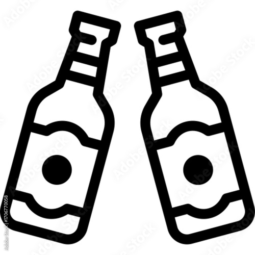 Beer Bottle Drink Icon