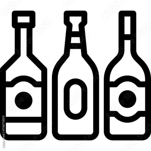 Beer Bottle Craft Icon