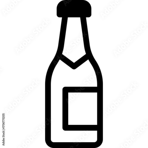 Beer Bottle Vintage Icon