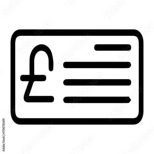 Pound Sterling Check Icon