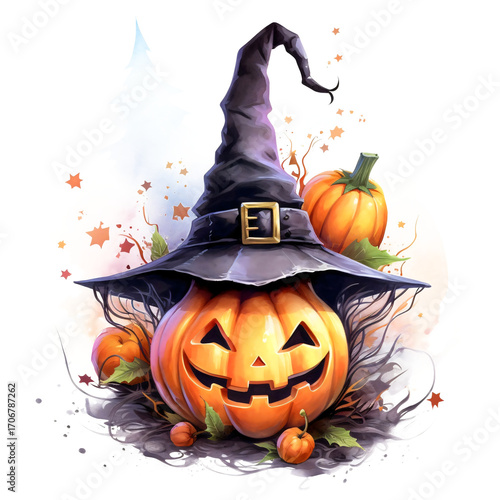 Smiling Jack-o'-Lantern