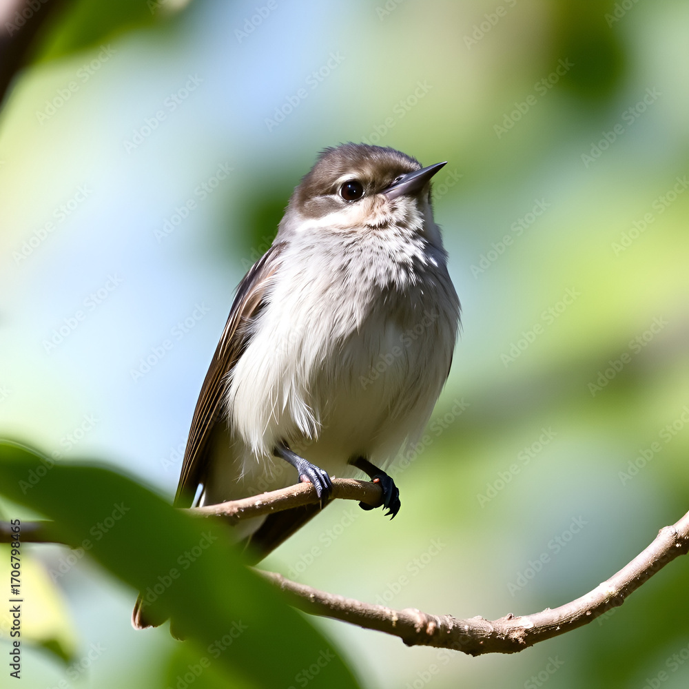 Fototapeta premium Eastern Phoebe, Sayornis phoebe