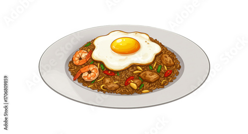 Shrimp fried rice