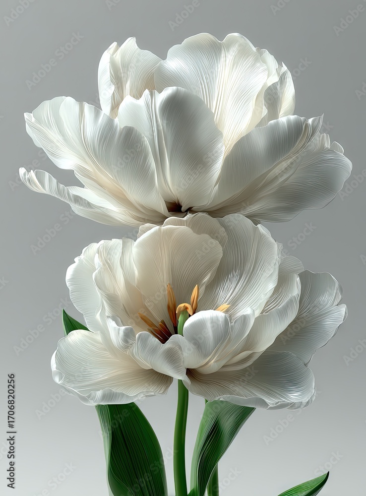 Obraz premium Double White Blooms