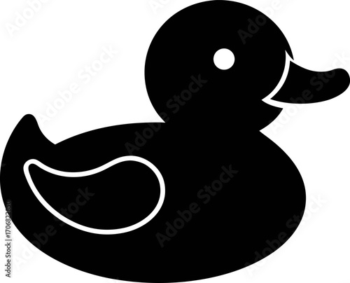 Bath Time Rubber Ducky Toy Icon