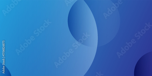 Abstract blue gradient background with overlapping circles and modern design. eps10.