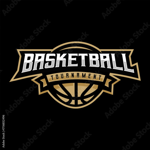 Basketball tournament logo