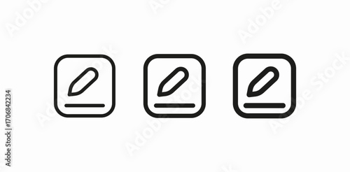 pen edit signature icon sign vector