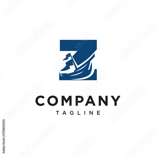 Letter Z Sailing Logo Icon Vector