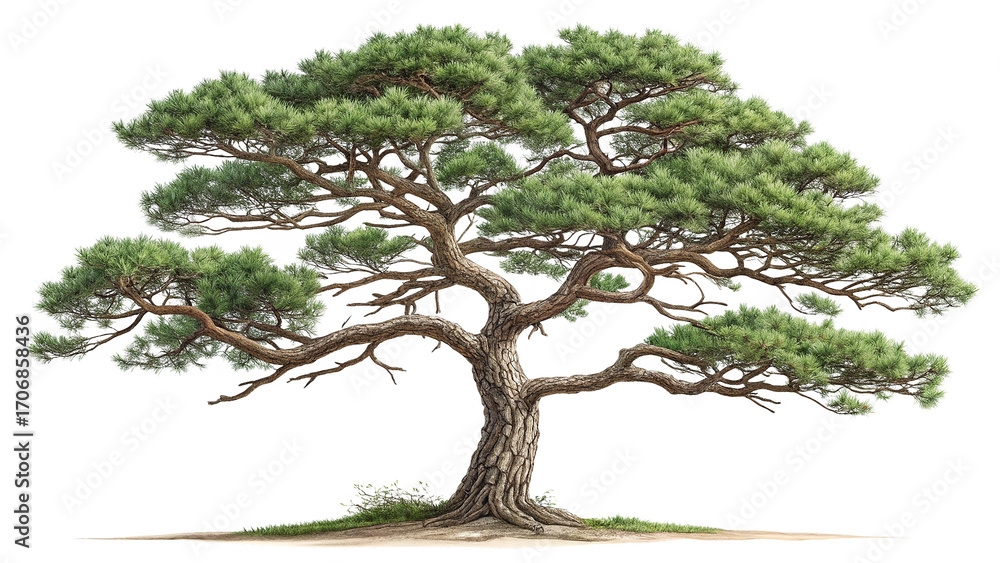 Fototapeta premium tree isolated on white background