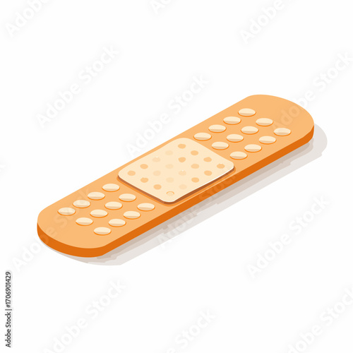 vector illustration of first aid plaster
