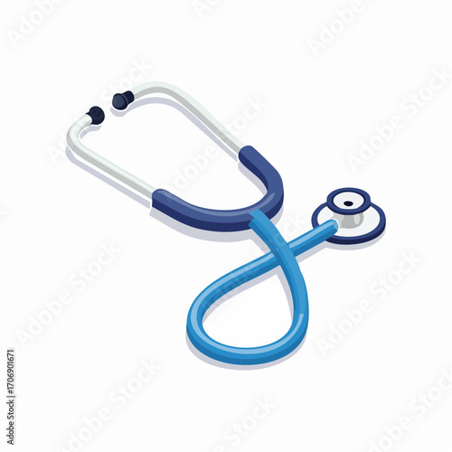 Isometric blue stethoscope illustration, a medical diagnostic tool icon for healthcare concepts AIzaSyClPJ0XRC-nu8GkvNTzMe5e9SBIdu4I2DE