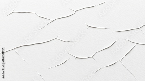 White cracked paint texture
