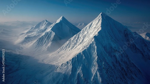 Snowy Mountain Peaks