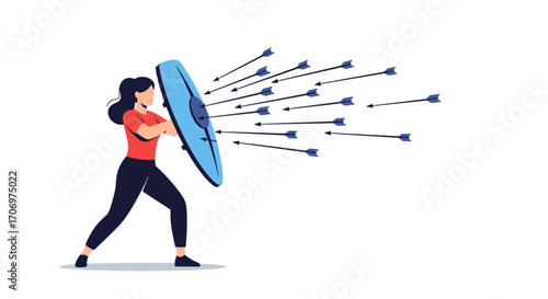 Defensive strategy against incoming projectile attacks protecting against corporate cyber threats and data breaches