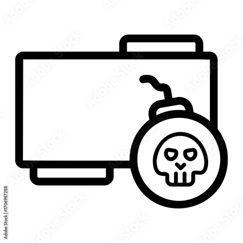 ddos attack Line Icon