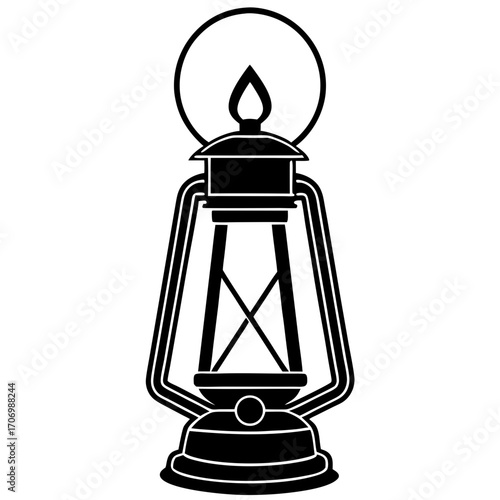 old oil lamp