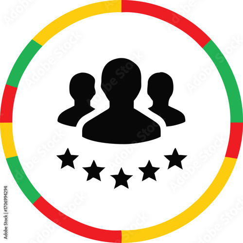 Google customer review symbol 
