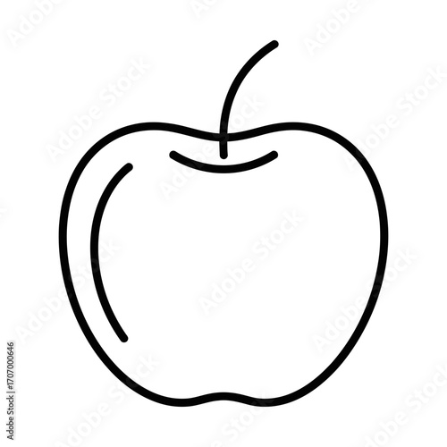 apple line icon