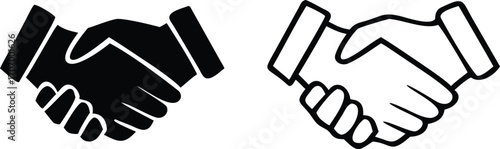 Hand shake logo icon transparent png. shaking hands in silhouette and outline styles. vector set 
Hand shake logo icon transparent png. shaking hands in silhouette and outline styles. vector set 
