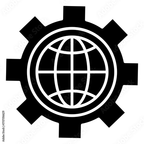 Management Glyph Icon