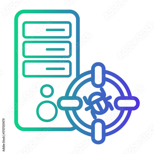 dynamite Line Gradient Icon